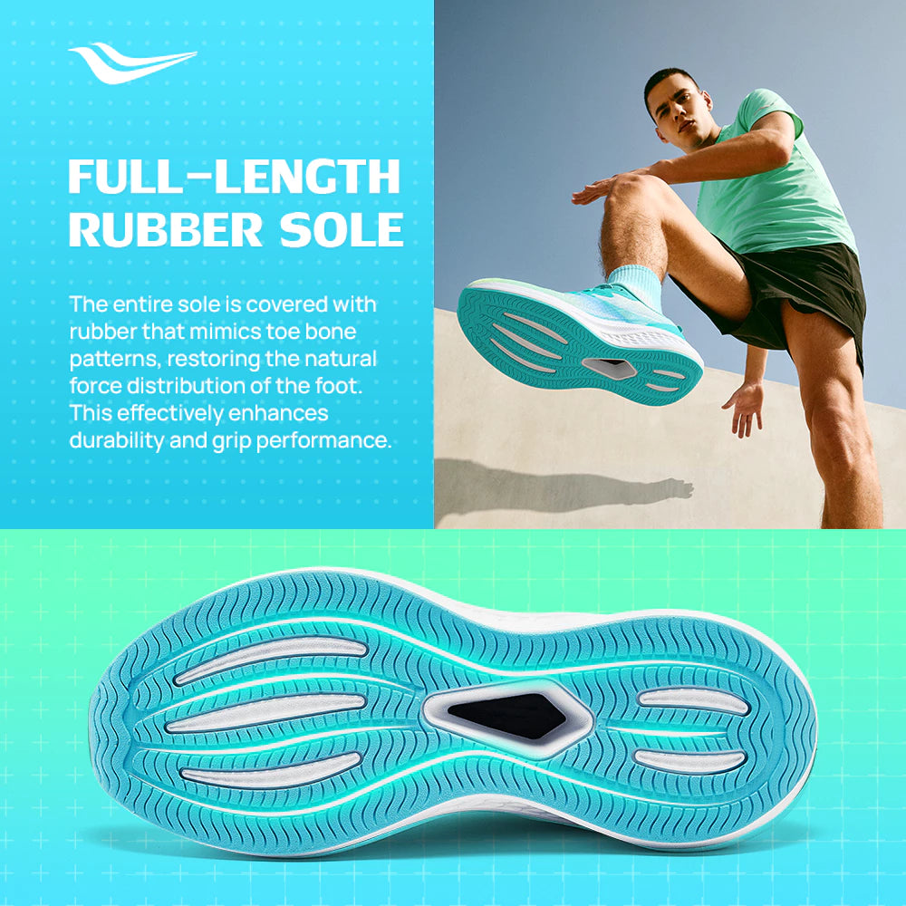 Ultra-Light Shock-Absorbing Non-Slip Running Sneakers for Gym & Training